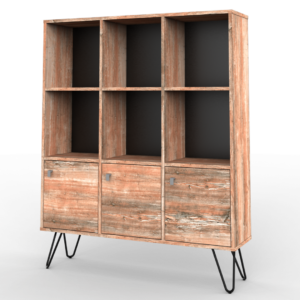 <b>BIBLIOTECA</b> INDUSTRIAL DE 3 CUERPO