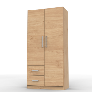 <b>PLACARD</b> 2 Puertas De Abrir, Estantes Y 2 Cajones De 0,87Mt