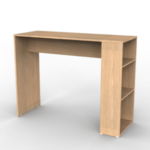 <b>BARRA </b> DESAYUNADORA CON ESTANTES