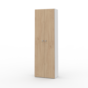 <b>ESCOBERO</b> de 2 puertas grande con 4 estantes