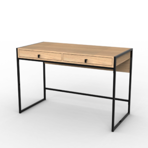 <b>ESCRITORIO</b> CAJA INDUSTRIAL CON CAJONES 120cm