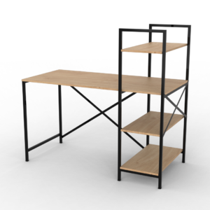 <b>ESCRITORIO</b> CON BIBLIOTECA