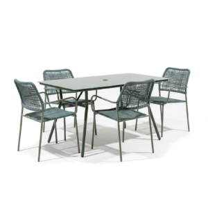 <b> JUEGO COMEDOR EXTERIOR CAPRI</b> 5 PIEZAS